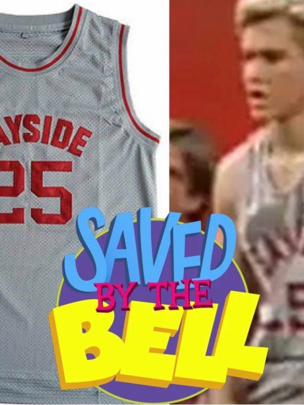 Saved By The Bell Zack Morris #25 Bayside HS Basketball Jersey